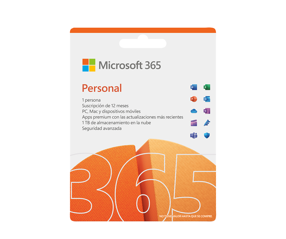 Licencia de Microsoft 365 Personal ESD 1 Año